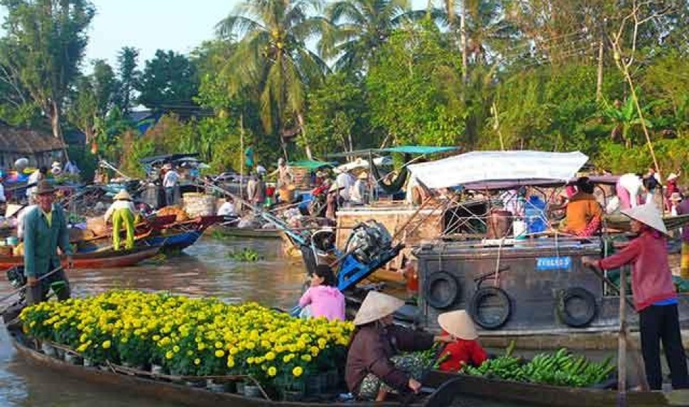 Cycling in the Mekong delta
