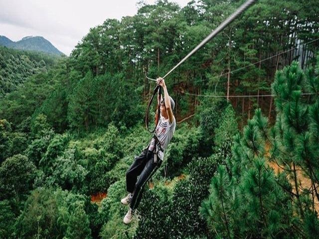 Dalat High Rope Course (Zipline) Tour