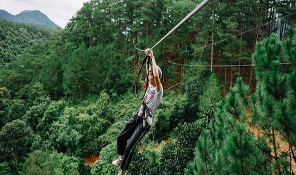 Dalat High Rope Course (Zipline) Tour