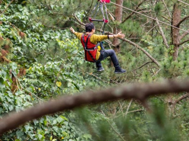Dalat High Rope Course (Zipline) Tour