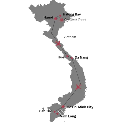 Amazing Vietnam Tour Map Vietnam Vacation